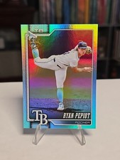 2026 Topps Aqua HoloFoil Ryan Pepiot Tampa Bay Rays #313