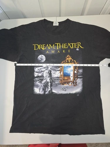 Dream Theater Awake Tour Shirt XL Winterland Wa 1990s vintage concert t-shirt, vintage, size XL, single stitch, B+ condition