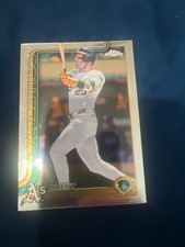 2025 Topps Chrome LogoFractor Brent Rooker BLACK /10 #54 Bookend Last on Print