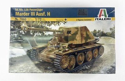 Italeri 7060 Sd. Kfz. 138 Panzerjager Marder III Ausf. H 1/72 Scale Model Kit