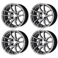 Work Emotion Cr Kiwami Wheels 15x8.0j20 4x100 Glimsilvergts Set Of 4