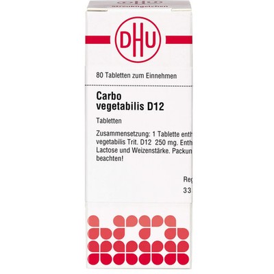 Carbo Vegetabilis d 12 Tabletten 80St - PZN 2117769