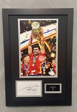 Rodrigo Rodri Signed Autograph Photo Display Frame with Photo Proof