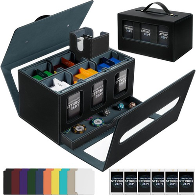 #ad Commander Deck for amp; TCGTrading Card Storage with Handle7 IN 1 Card Deck Ca... $100.20