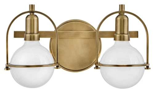 Hinkley Lighting 53772 Somerset 2 Light 16"W Bathroom Vanity - Brass - Picture 1 of 9