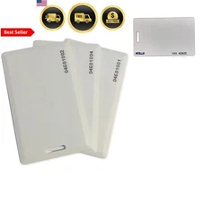Access Control Cards 100 pcs 26 Bit RFID Clamshell Proximity Swipe Cards