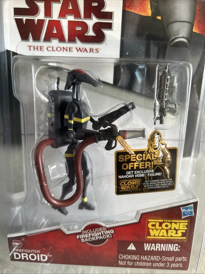 Hasbro Star Wars Clone Wars Firefighter Droid (CW47) 2009 - Imagem 2 de 4