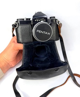 Honeywell Pentax H2 Black RARE SLR Film Camera 55mm F/2 Lens Asahi
