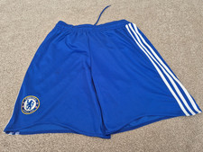 VINTAGE CHELSEA FC 2006-2008 HOME FOOTBALL SHORTS MENS L LARGE ADIDAS RARE