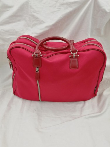BALENCIAGA Pink Leather Medium Handbag Tote Bag Satchel Shoulder Used