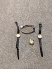 Timex Watch Lot Of 4 For Parts Need Batteries Indiglo Vintage Water Resistant