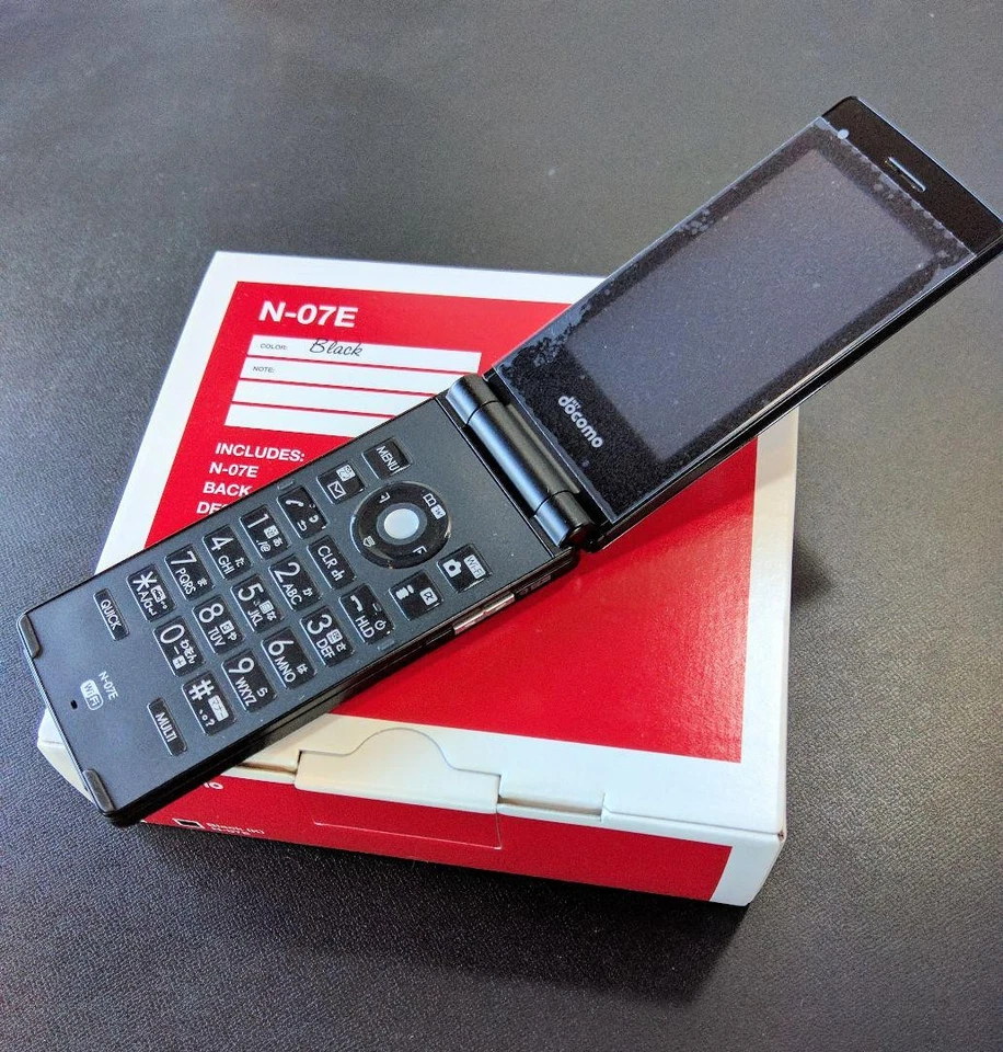 Teléfono Móvil Docomo N-07E Negro 3G Abatible Foto 3 de 4