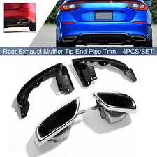 4x Exhaust Tips Brackets Kit 18320-t45-h01 For 2022-2024 Honda Civic Hatchback 4x Exhaust Tips Brackets Kit 18320-t45-h01 For 2022-2024 Honda Civic Hatchback