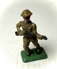Vintage Beton Toy Soldier Rifle Shooter Plastic Army Military Toy Made In USA