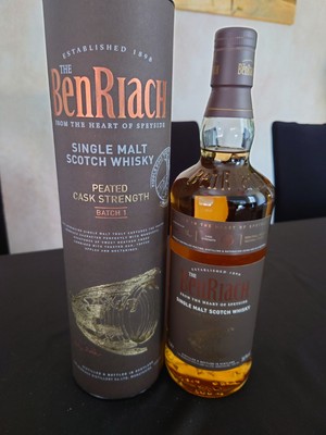 Benriach Cask Strenght Peatet Batch 1, Single Malt Scotch Whisky 56 Vol.