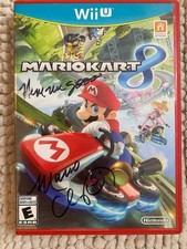 Nintendo Mario Kart 8 Wii U Signed By Charles Martinet Rare Collectible