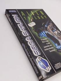 👽 SEGA SATURN Alien Trilogy 1994 🔫 Horror Shooter Klassiker Retro Vintage RAR