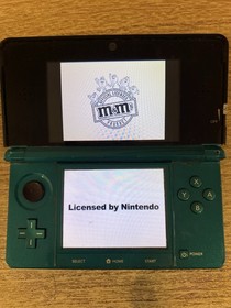NINTENDO 3DS AQUA BLUE CTR-001: TESTED / WORKING W/ Charger And Card