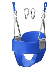 Toddler Swing Seat without Chains, Heavy Duty Kids High Back Bucket Swing...