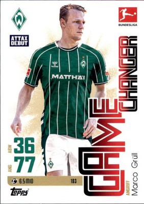 Match Attax Bundesliga 25/26 Nr. 183 - Marco Grüll - Game Changer