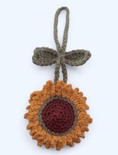 DUO Crochet Dark Yellow And light yellow crochet keychains or charms