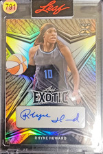 2022 Leaf Exotic Rhyne Howard Elephant Skin Auto /8 #BA-RH1 Atlanta Dream