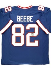 Don Beebe Signed Buffalo Bills Jersey #82 JSA COA Autographed XL
