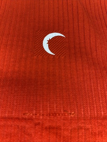 ZYIA ACTIVE Red Verdant Reve Seamless Hustle Ribbed Active Biker Shorts Size L - Picture 6 of 7