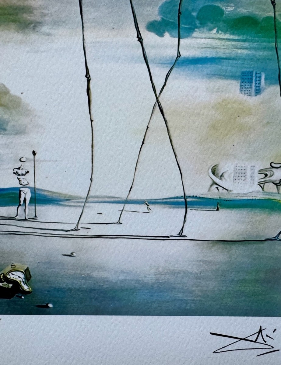 Salvador Dali CELESTIAL RIDE RHINO Facsimile Signed & Numbered