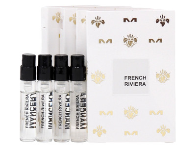 MANCERA FRENCH RIVIERA EDP 2.0ml .06fl oz x 4 COLOGNE PERFUME SPRAY SAMPLES