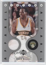 2006-07 Upper Deck Ovation Apparel Memorabilia Chris Wilcox #OA-CW 0q4