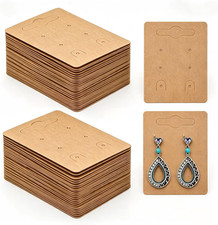200 Pack Earring Display Cards, 2 X 2.8 Inch Jewelry Holder Cards