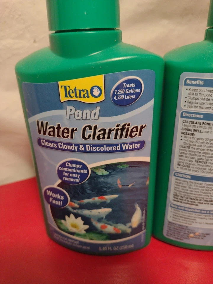 Clarificador de agua Tetra Pond, 16,9 OZ, trata 2, 500 galones lote de 2  Foto 3 de 3