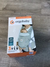 Ergobaby Adapt 7-45lbs Multi-Position Baby Carrier Cool Air Mesh (Pearl Grey)