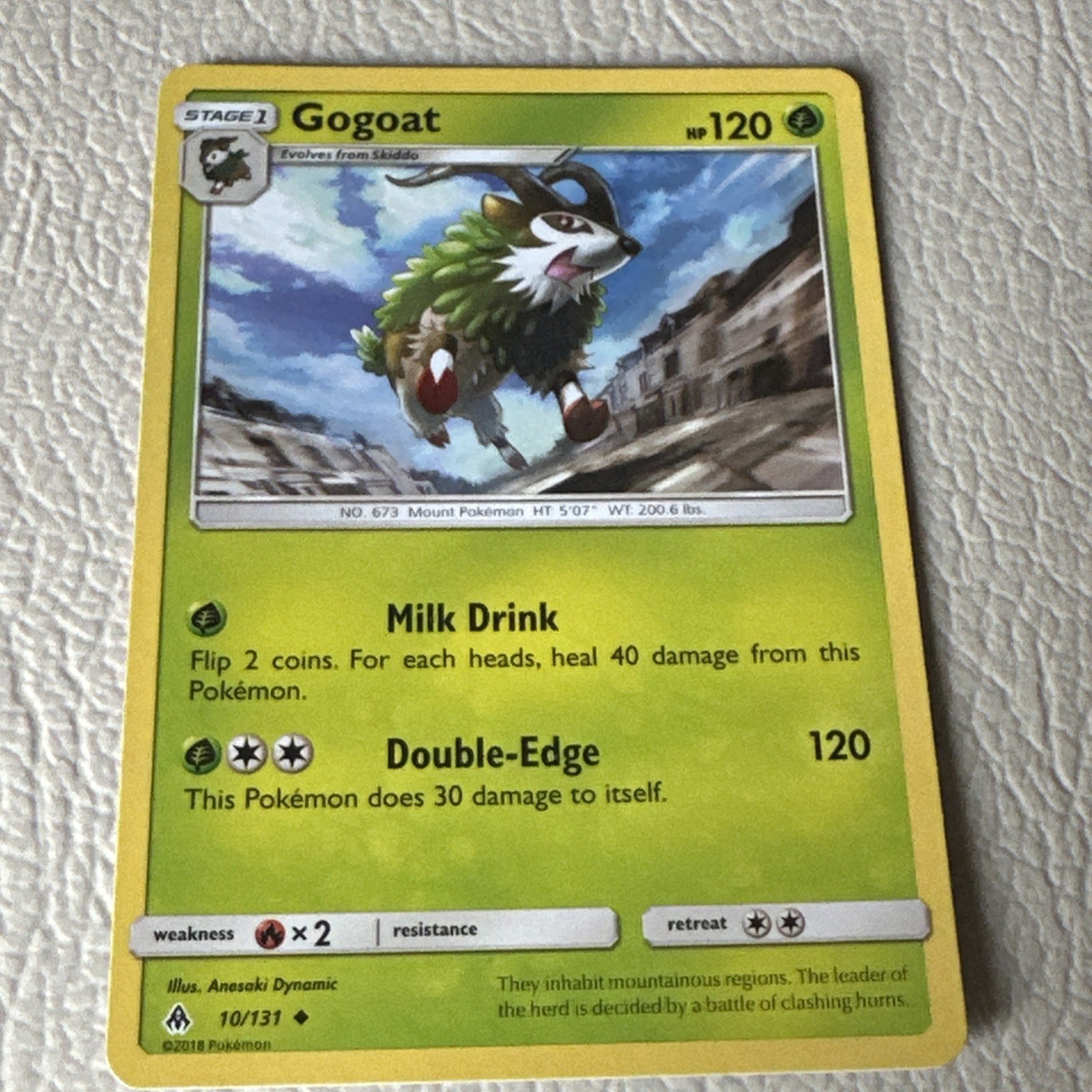 Pokemon Gogoat 10/131 Forbidden Light 