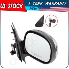 Power Mirror For 1998-2002 Ford Expedition Passenger Side Manual Fold Chrome