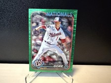 2024 Topps Chrome - Mackenzie Gore #94 Green Sonar Refractor /99 Rangers