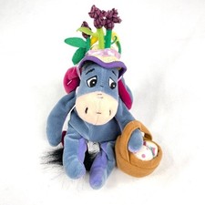 Vintage Eeyore Easter Bonnet Beanbag Plush