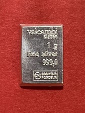 Fine .999 Silver Bar. 1 Gram Bar Of Valcambi Silver, Great Investment