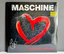 NEU  Maschine handsignierte farbige Doppel-Vinyl Grosse Herzen (limitiert) NEU