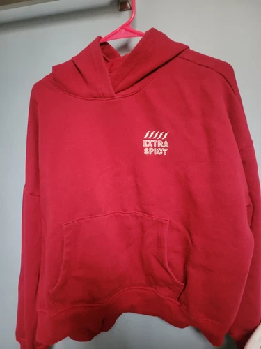 UNDERCOVER Felpa con cappuccio rosa Victoria Secret XXL