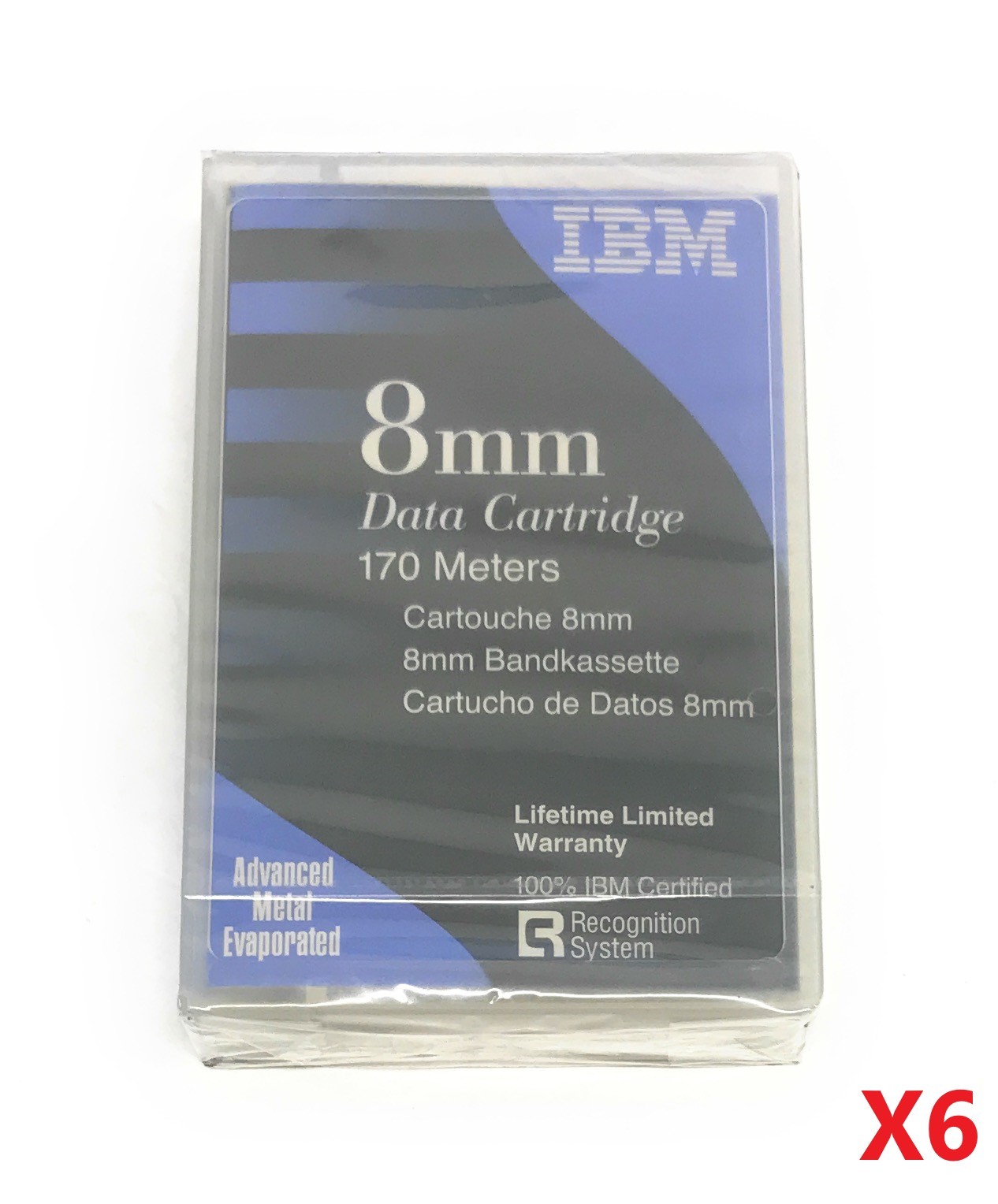 Lot of 6 NEW IBM 59H2678 8mm AME Data Cartridges Advanced Metal Evaporated