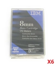 Lot of 6 NEW IBM 59H2678 8mm AME Data Cartridges Advanced Metal Evaporated