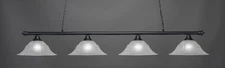 Toltec 374-MB-53615 Oxford 4 Bulbs Bar Billiards Pool Table Island Light