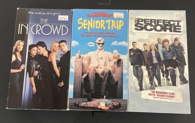 3 Pk VHS, Senior Trap,Perfect Score, The in Crowd