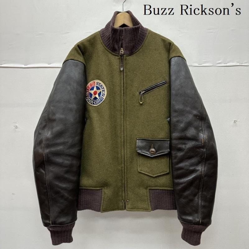 Buzz Rickson's Flight Instructor Wool Jacket Khak… - image 1