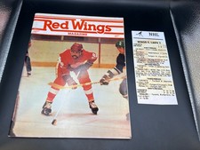 Dec. 18, 1980 Detroit Red Wings vs Toronto Maple Leafs program-Excellent Plus+