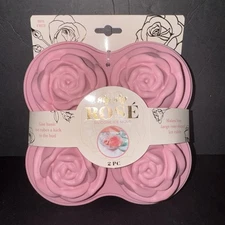 NEW 🌹Sip Sip Rose🌹 Silicone Ice Molds BPA Free