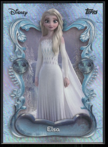 Elsa #F-14 2025 Topps Disney Wonder Frozen Character card
