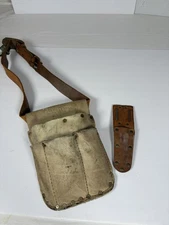 Vintage Bell System Lineman Leather Tool Pouch & Sheath – AT&T Telephone Utility